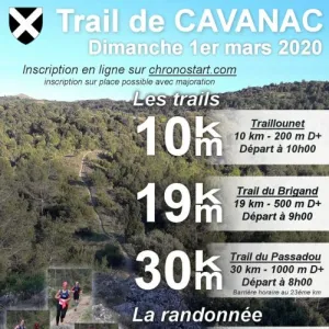 Trail de Cavanac