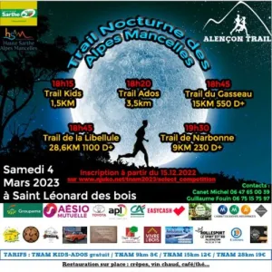 Trail Nocturne des Alpes Mancelles
