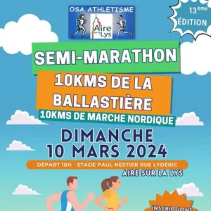 Semi-Marathon et 10km de la Ballastiere