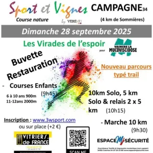 Sport et Vignes 5 ou 10 km pour Vaincre la Mucoviscidose