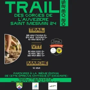 Trail des Gorges de l'Auvézère