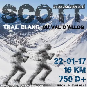 Scott trail blanc du Val d'Allos