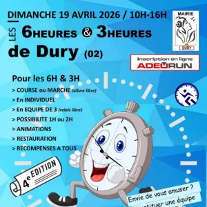 6h et 3h de Dury