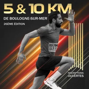 5 et 10 km de Boulogne sur Mer
