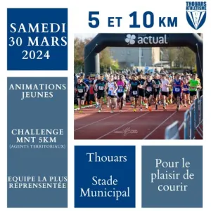 5 et 10km de Thouars