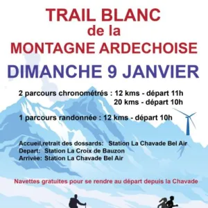 Trail Blanc de la Montagne Ardéchoise