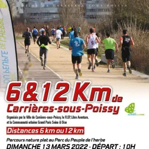 6 et 12 km de Carrières-sous-Poissy