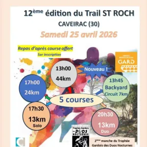 Trail St Roch de Caveirac
