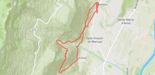 Trail vert express de l' Enversin