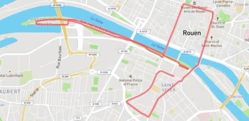 10Km de Rouen