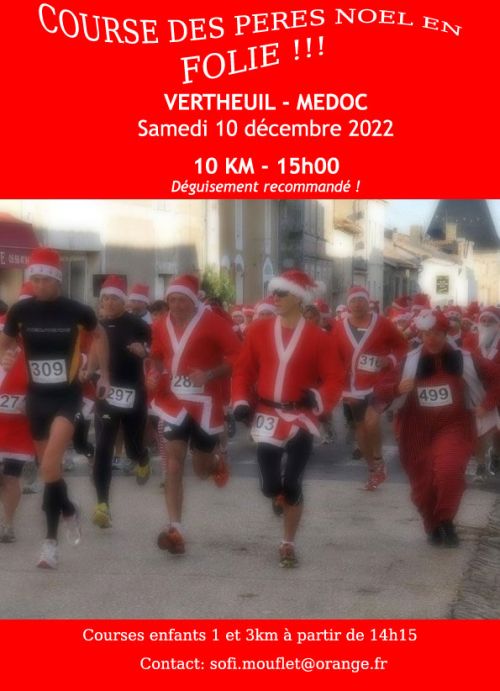Course des Pères Noël en Folie