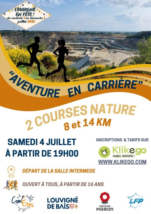 Course Nature Aventure en Carrière