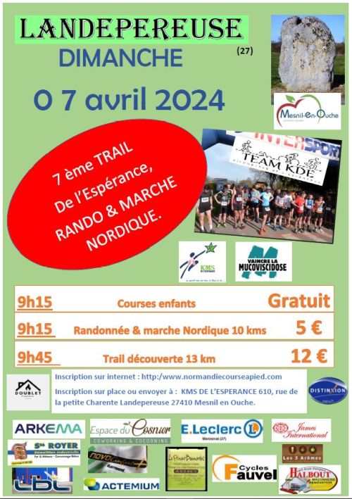 Trail des Kms de l'Espérance
