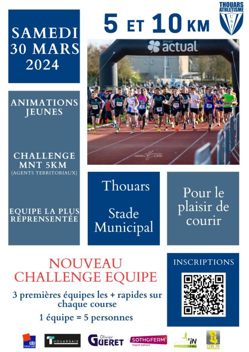 5 et 10km de Thouars