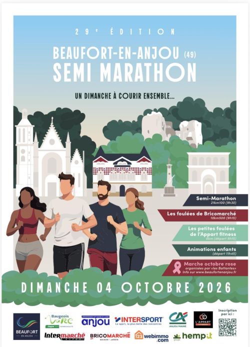 Semi-Marathon de Beaufort en Anjou