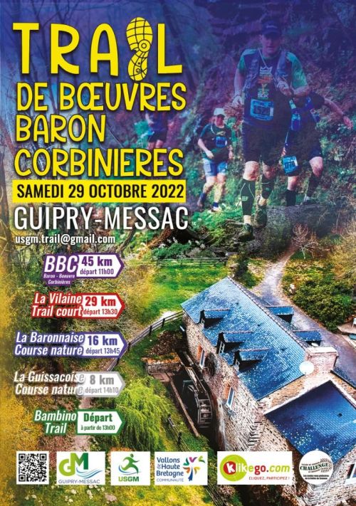 Trail de Boeuvres Baron Corbinières