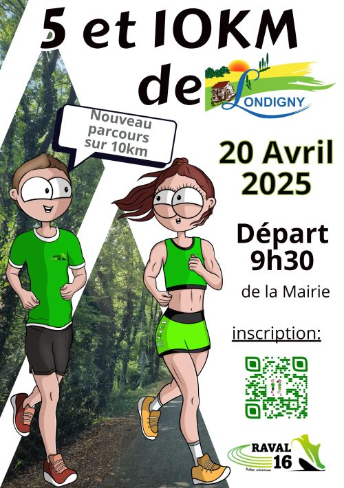 5 et 10km de Londigny