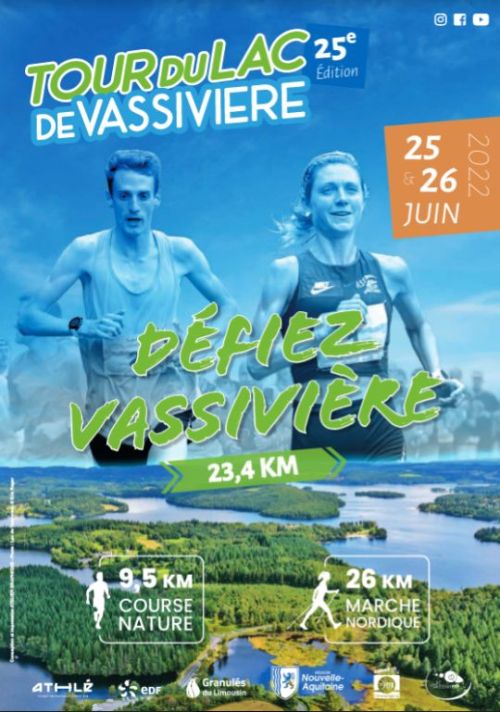 Tour du lac de Vassiviere