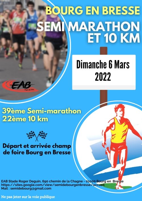 Semi Marathon et 10km de Bourg en Bresse