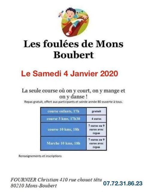 Foulées de Mons Boubert