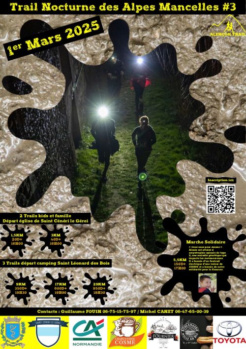 Trail Nocturne des Alpes Mancelles