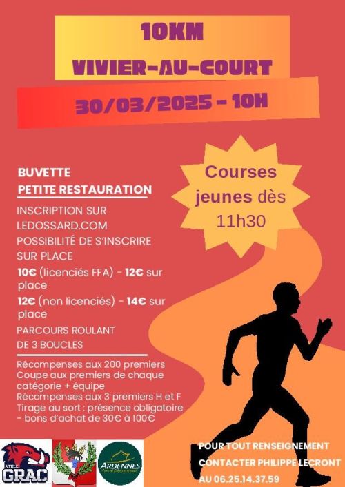 10 km de Vivier au Court