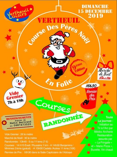 Course des Pères Noël en Folie