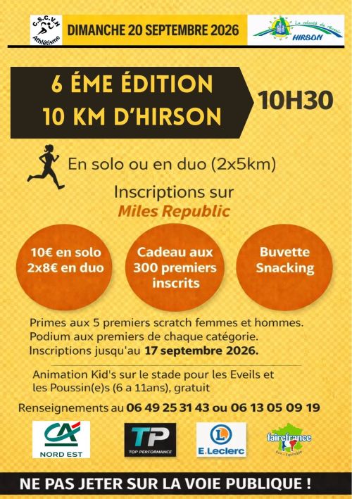 10 km d'Hirson