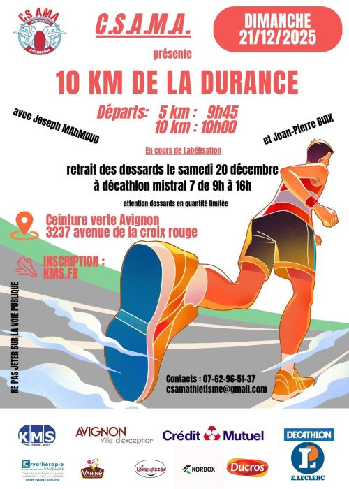 10 km de la Durance